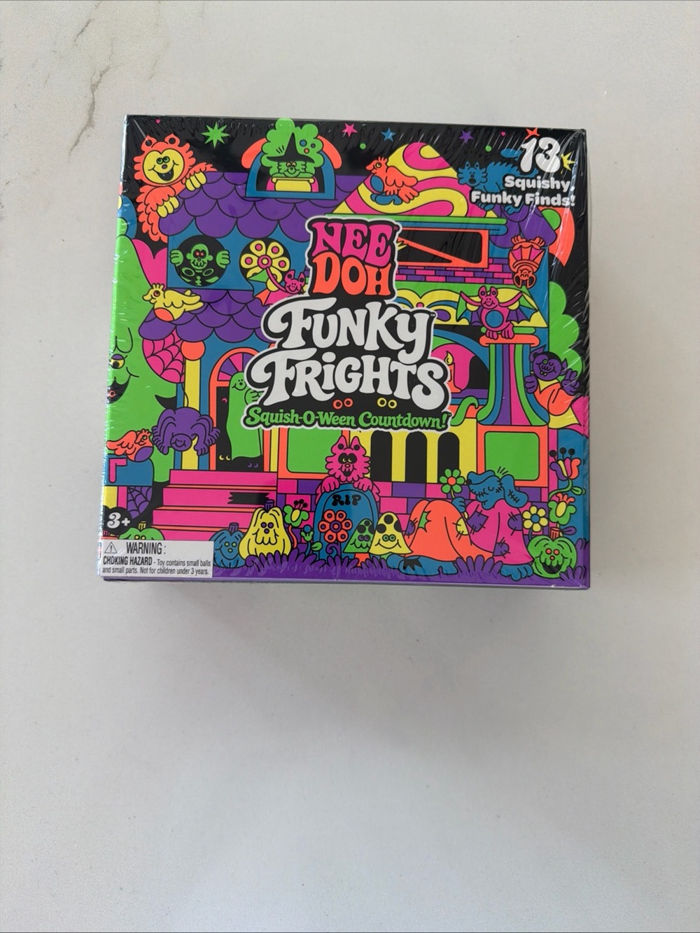 Funky Frights Squishy Toy Set - Neon Multicolor